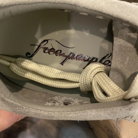 NIB Free People Wimberly Woven Sneaker in Moon Rock Size 10 - Picture 6 of 7